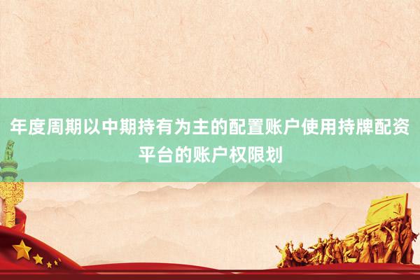 年度周期以中期持有为主的配置账户使用持牌配资平台的账户权限划